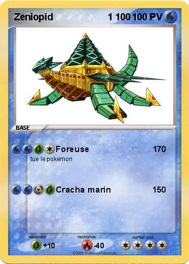 Pokemon Zeniopid                     1 100