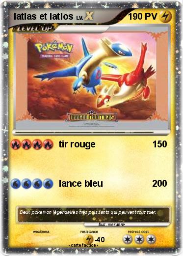 Pokemon latias et latios
