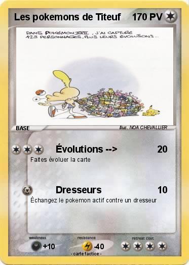 Pokemon Les pokemons de Titeuf