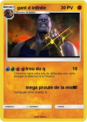 Pokemon gant d infinite