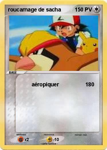 Pokemon roucarnage de sacha