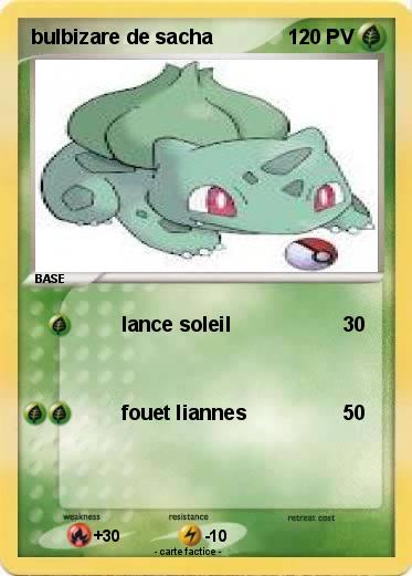 Pokemon bulbizare de sacha
