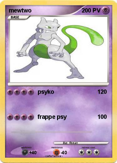 Pokemon mewtwo