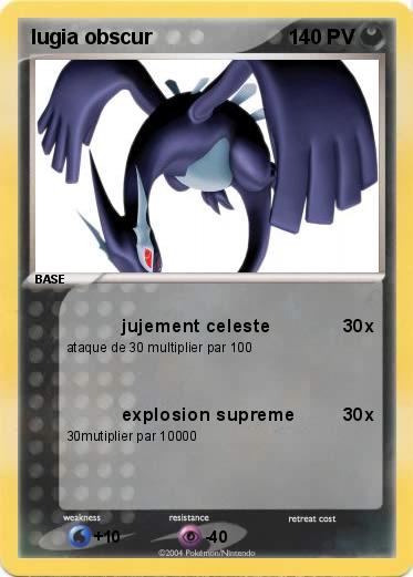 Pokemon lugia obscur