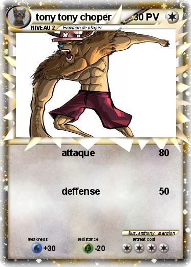 Pokemon tony tony choper