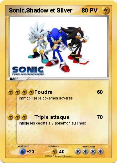 Pokemon Sonic,Shadow et Silver