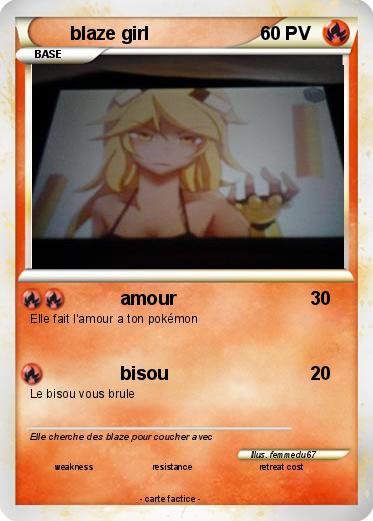 Pokemon blaze girl