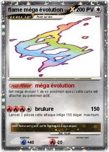 Pokemon flame méga évolution