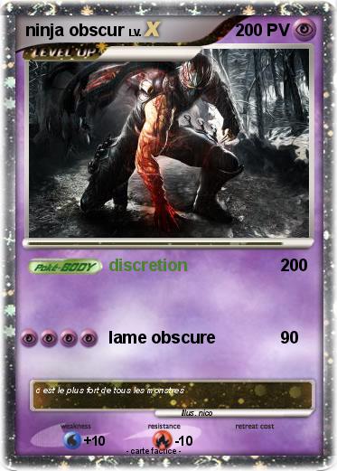 Pokemon ninja obscur