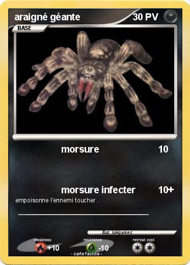 Pokemon araigné géante