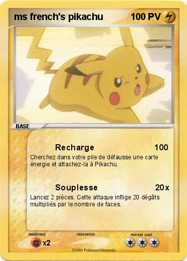 Pokemon ms french's pikachu