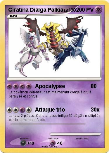 Pokemon Giratina Dialga Palkia