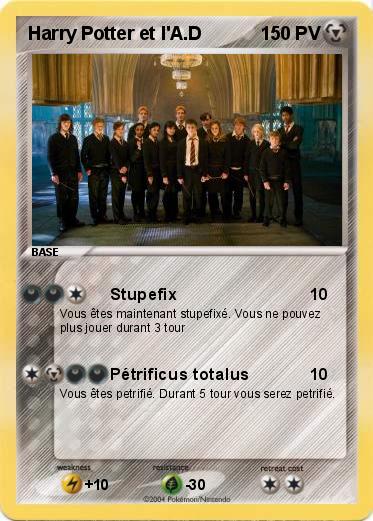 Pokemon Harry Potter et l'A.D