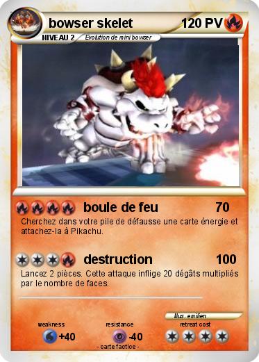 Pokemon bowser skelet