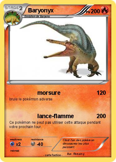 Pokemon Baryonyx