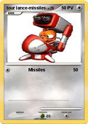 Pokemon tour lance-missiles