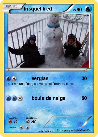 Pokemon frisquet fred