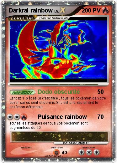 Pokemon Darkrai rainbow