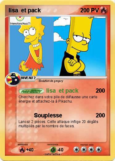 Pokemon lisa  et pack