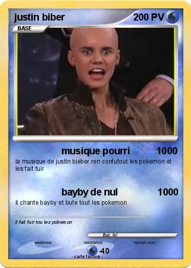Pokemon justin biber