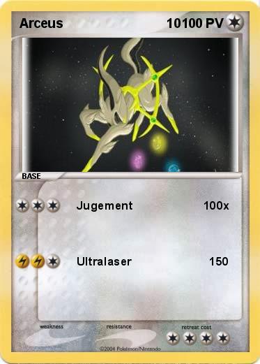 Pokemon Arceus                             10