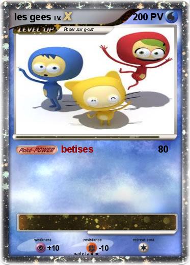Pokemon les gees