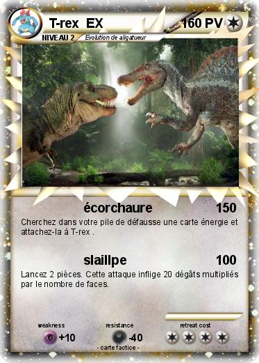 Pokemon T-rex  EX