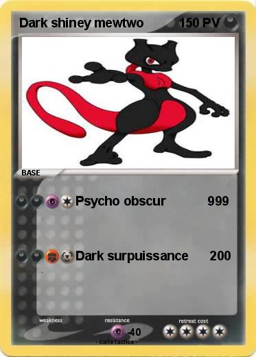 Pokemon Dark shiney mewtwo