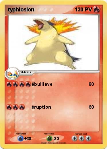 Pokemon typhlosion