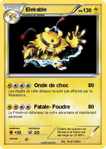 Pokemon Elekable