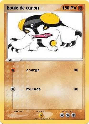 Pokemon boule de canon