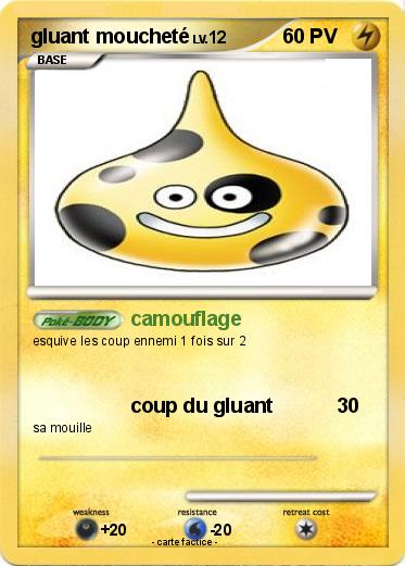 Pokemon gluant moucheté