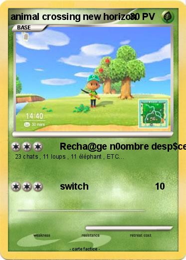 Pokemon animal crossing new horizon