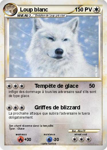Pokemon Loup blanc