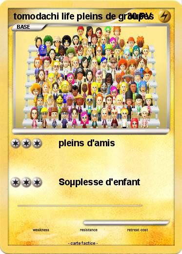 Pokemon tomodachi life pleins de groupes