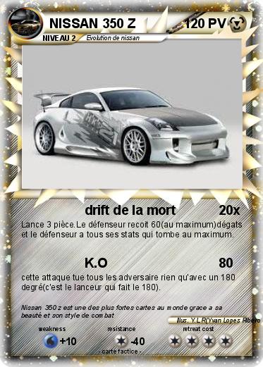 Pokemon NISSAN 350 Z