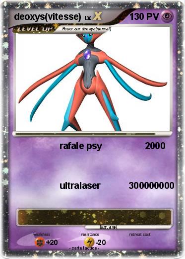 Pokemon deoxys(vitesse)