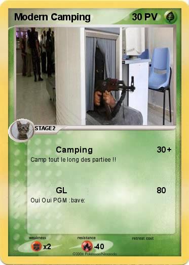 Pokemon Modern Camping