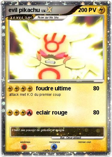 Pokemon evil pikachu