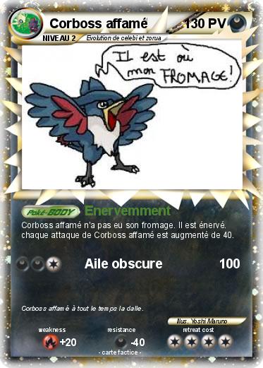 Pokemon Corboss affamé
