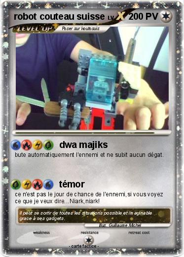 Pokemon robot couteau suisse