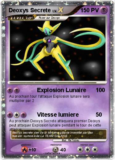 Pokemon Deoxys Secrete