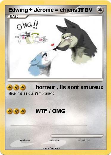 Pokemon Edwing + Jérôme = chiens P*D