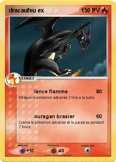 Pokemon dracaufeu ex