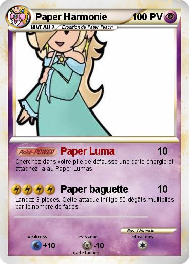 Pokemon Paper Harmonie