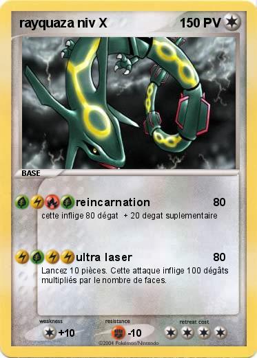 Pokemon rayquaza niv X