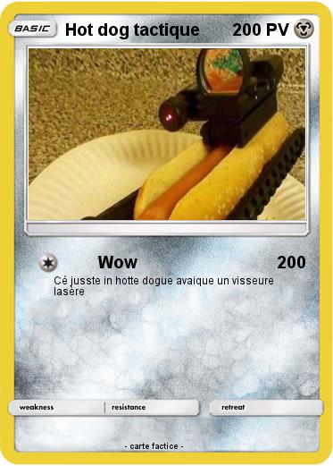 Pokemon Hot dog tactique