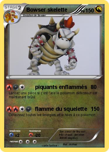 Pokemon Bowser skelette