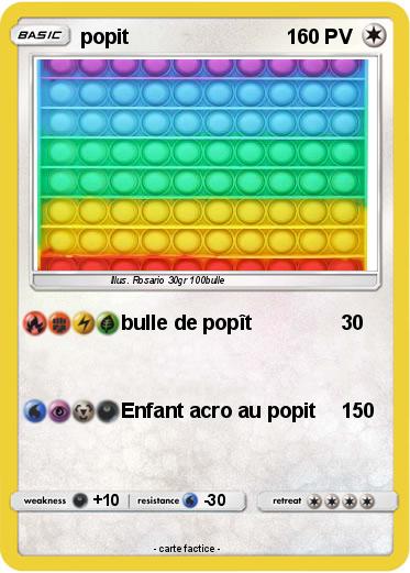 Pokemon popit