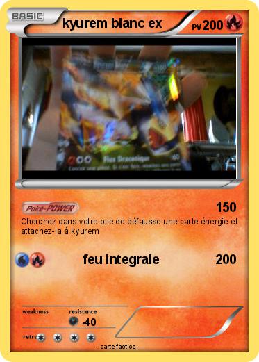 Pokemon kyurem blanc ex